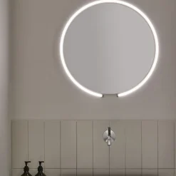 Outlet Mito sfera 60 wide Wand- / Spiegelleuchte, Spiegel klar Spiegel|Hotellerie