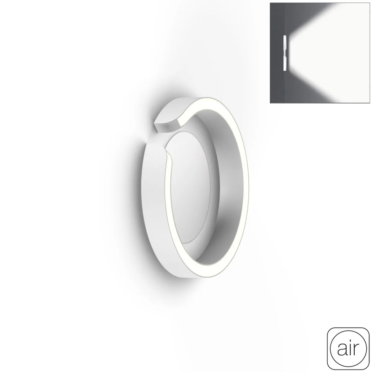 Discount Mito soffitto 20 flat "air" wide LED Wandleuchte Einbauleuchten|Wandleuchten