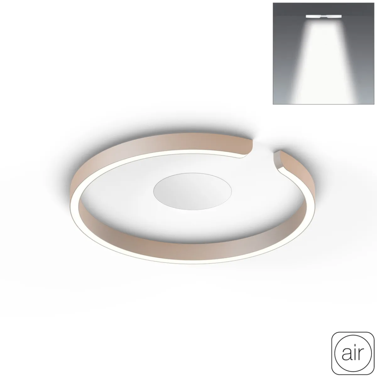 Mito soffitto 40 flat "air" narrow LED Deckenleuchte Einbauleuchten|Deckenleuchten