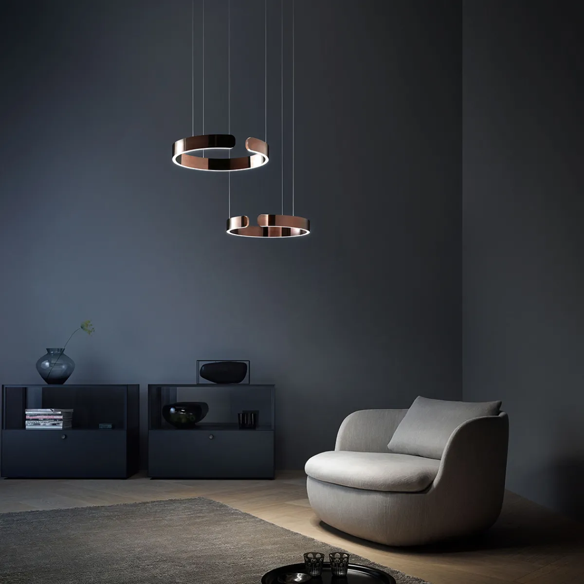 Clearance Mito sospeso 40 var up narrow LED Pendelleuchte, variabel Pendelleuchten|Flur