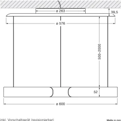 Sale Mito sospeso 60 var up narrow LED Pendelleuchte, variabel Flur|Pendelleuchten
