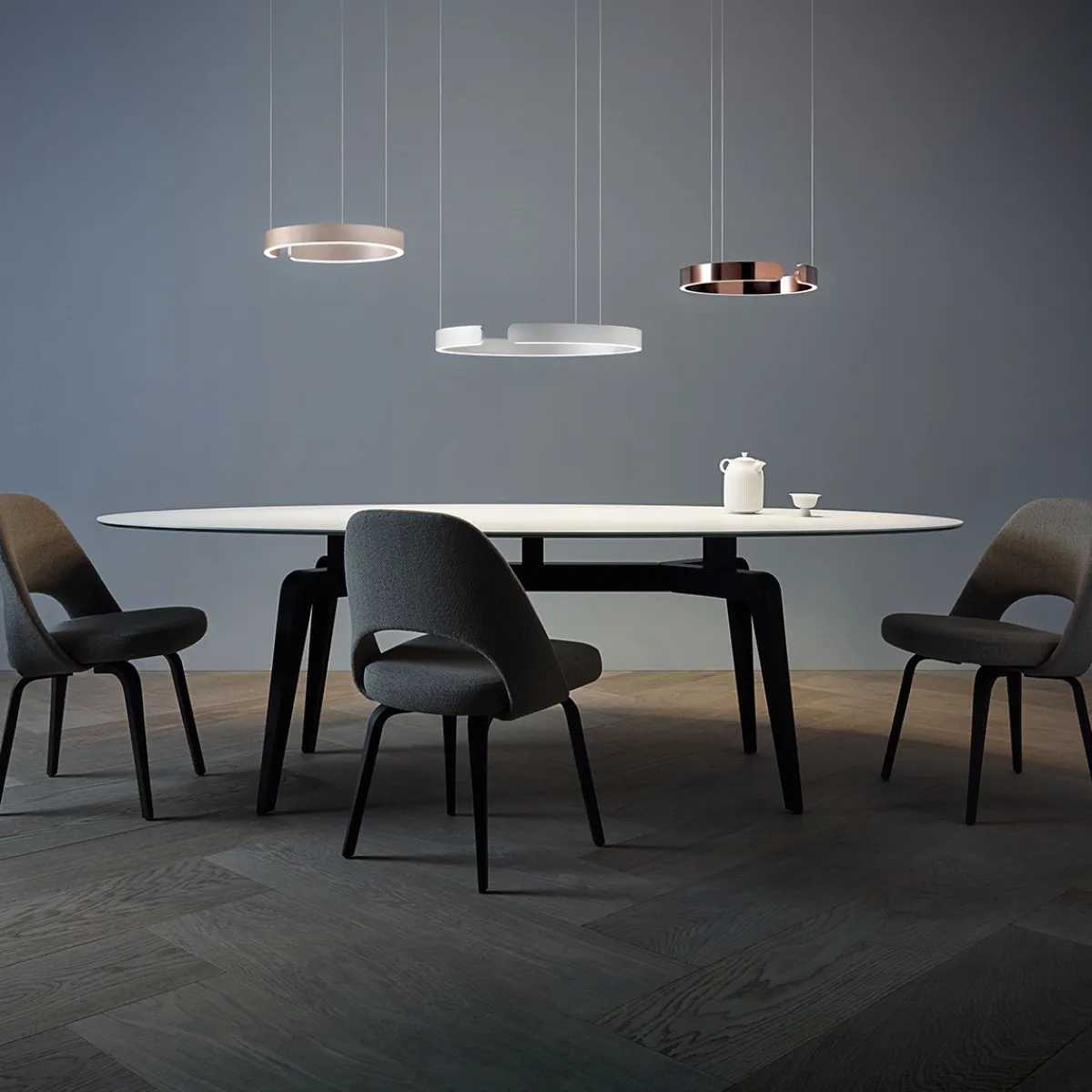 Hot Mito sospeso 60 var up "air" wide LED Pendelleuchte, variabel Pendelleuchten|Pendelleuchten