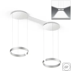 Mito sospeso due 40 var "air" wide LED Pendelleuchte, variabel Pendelleuchten|Küche