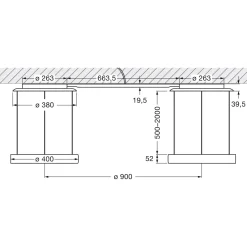 Outlet Mito sospeso due 40 var 