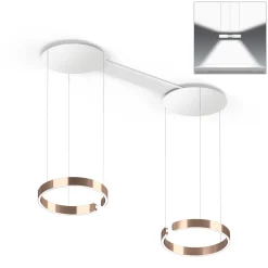 Clearance Mito sospeso due 40 var wide LED Pendelleuchte, variabel Gastronomie|Küche