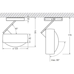 Discount Piu alto 3d Volt S40 Deckenstrahler, 2700 K Strahler|Downlights