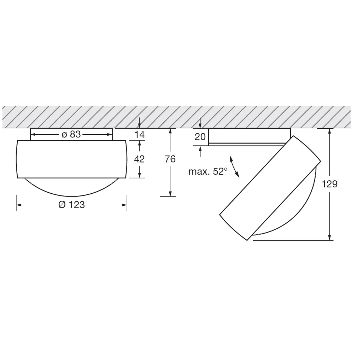 Discount Piu alto Volt S80 Deckenstrahler, 3000 K Shopbeleuchtung|Museen/Showrooms