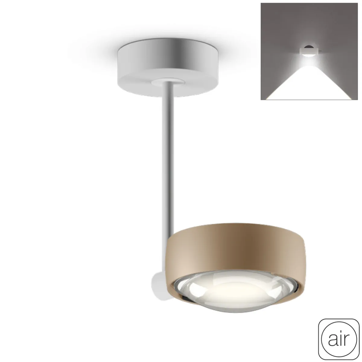 Best Sento C faro up "air" LED Deckenleuchte, 2700 K, 20 cm Deckenleuchten|Deckenleuchten