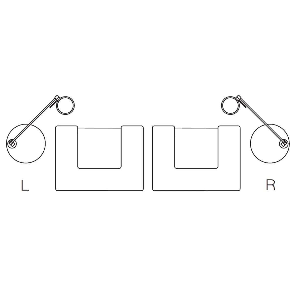 Outlet Sento E lettura LED Leseleuchte, 125 cm, 2700 K Hotellerie|Stehleuchten