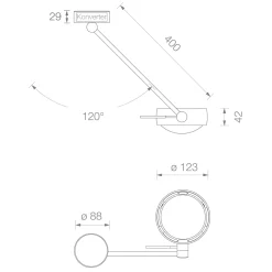 Discount Sento E soffitto singolo up LED Deckenleuchte, 40 cm, 2700 K Flur|Deckenleuchten
