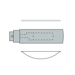 Best Sento E soffitto singolo up LED Deckenleuchte, 30 cm, 2700 K Deckenleuchten|Flur