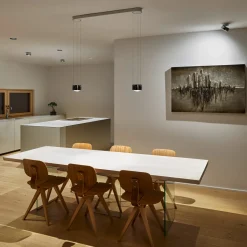 Sale Sento E sospeso due up LED Pendelleuchte, 2700 K, variabel Küche|Essbereiche