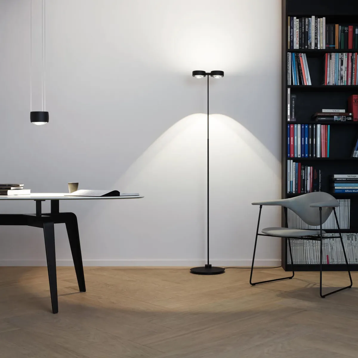 Outlet Sento E terra LED Stehleuchte, 2700 K Arbeitszimmer|Büros