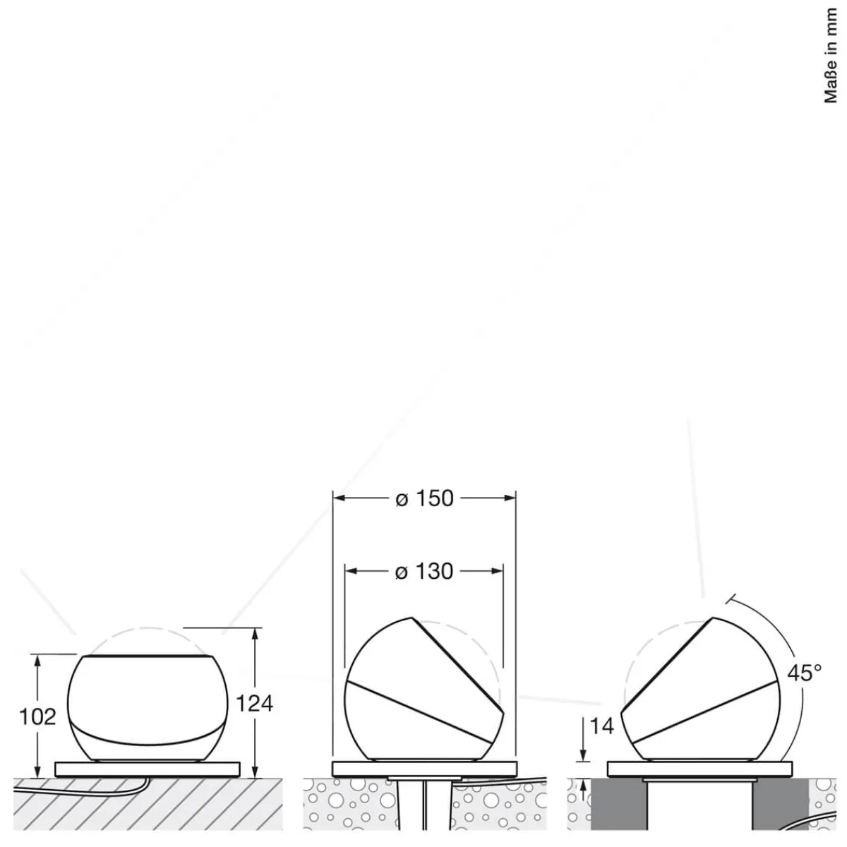 Online Sito R basso Volt S80 Bodenleuchte Terrassen|Grünflächen