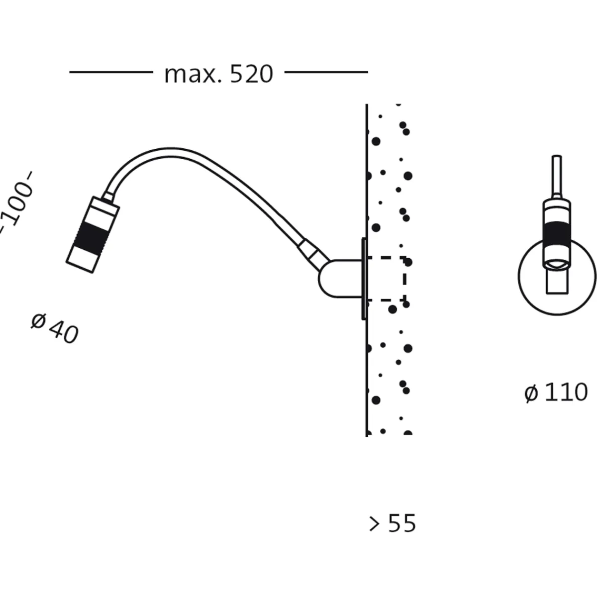 Outlet A Little Bit Colour LED Wandeinbauleuchte Wandleuchten|Flur