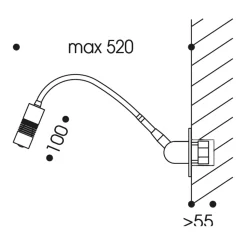 Hot A Little Bit LED Wandeinbauleuchte Schlafzimmer|Wandleuchten