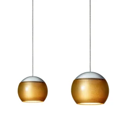 Sale Balino LED Pendelleuchte, 2-flg., unsichtbare Höhenverstellung, Baldachin: Alu gebürstet Pendelleuchten|Essbereiche