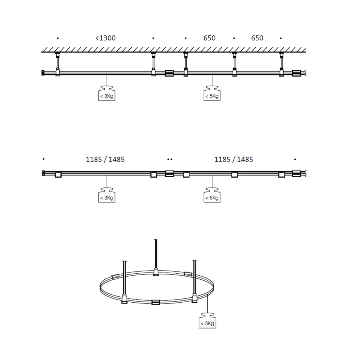Online CHECK-IN System V-Kupplung Typ A Schienensysteme|Schienensystemzubehör