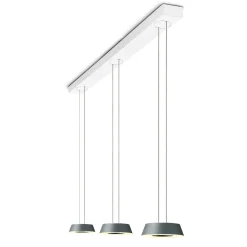 New Glance LED Pendelleuchte, 3-flg., unsichtbare Höhenverstellung Essbereiche|Pendelleuchten