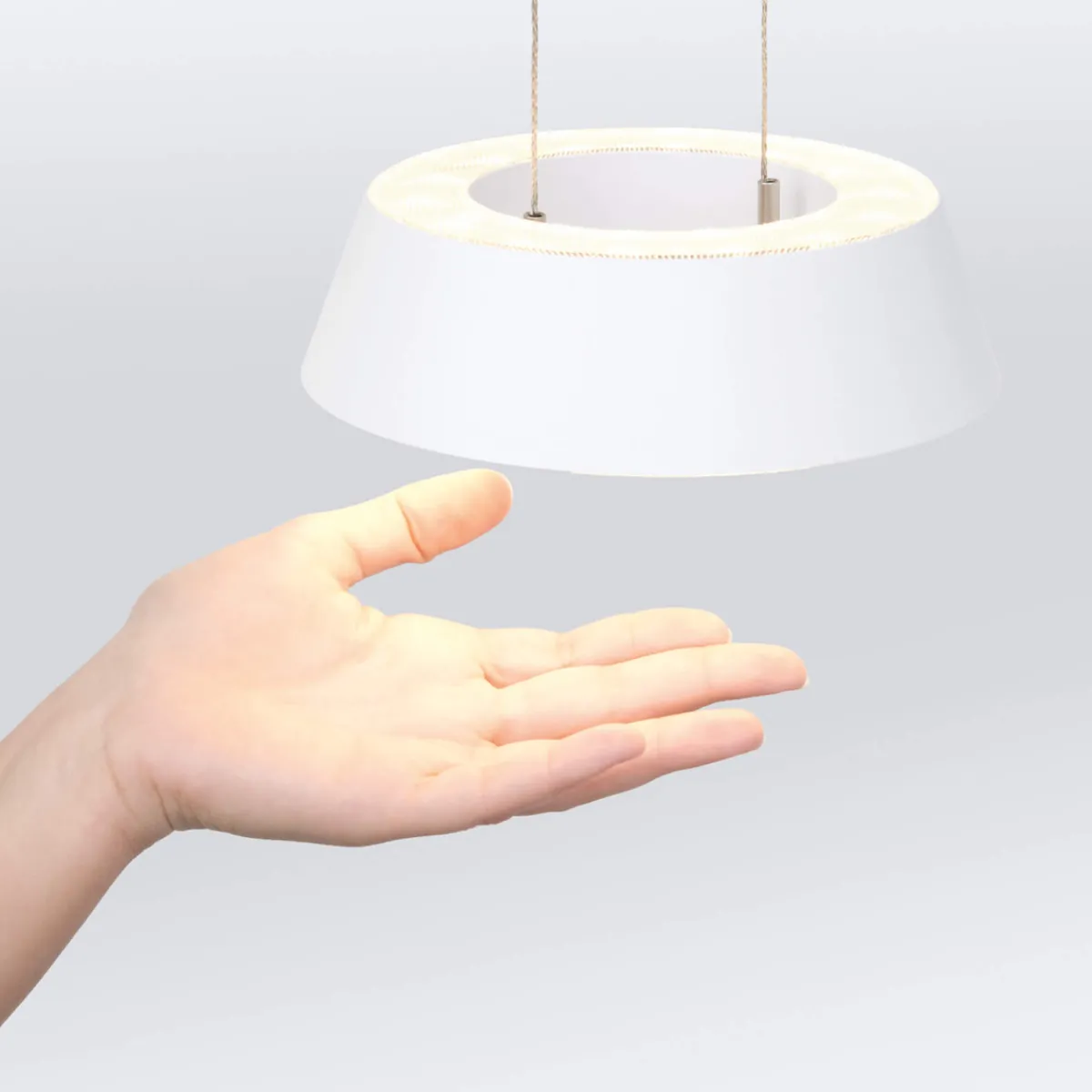 New Glance LED Pendelleuchte, 3-flg., unsichtbare Höhenverstellung Essbereiche|Pendelleuchten