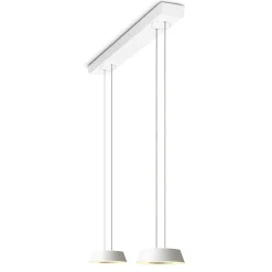 New Glance LED Pendelleuchte, 2-flg., unsichtbare Höhenverstellung Küche|Essbereiche