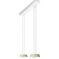 New Glance LED Pendelleuchte, 2-flg., unsichtbare Höhenverstellung Küche|Essbereiche