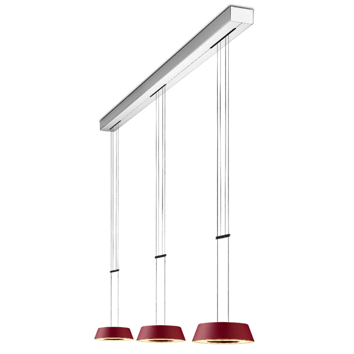 Best Glance LED Pendelleuchte, 3-flg. Pendelleuchten