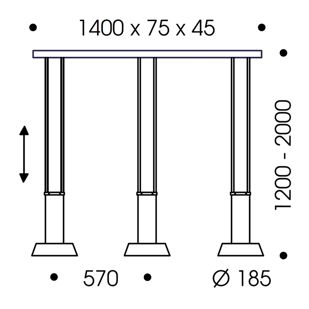 Best Glance LED Pendelleuchte, 3-flg. Pendelleuchten