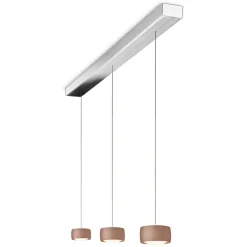 Outlet Grace LED Pendelleuchte, 3-flg., TW, unsichtbare Höhenverstellung, Baldachin: Chrom Pendelleuchten|Pendelleuchten