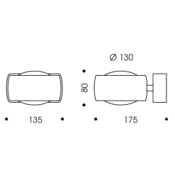Hot Grace LED Wandleuchte, B-Ware Wohnzimmer|Flur
