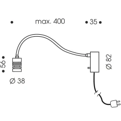 Discount Just A Little LED Wandleuchte Wandleuchten|Schlafzimmer