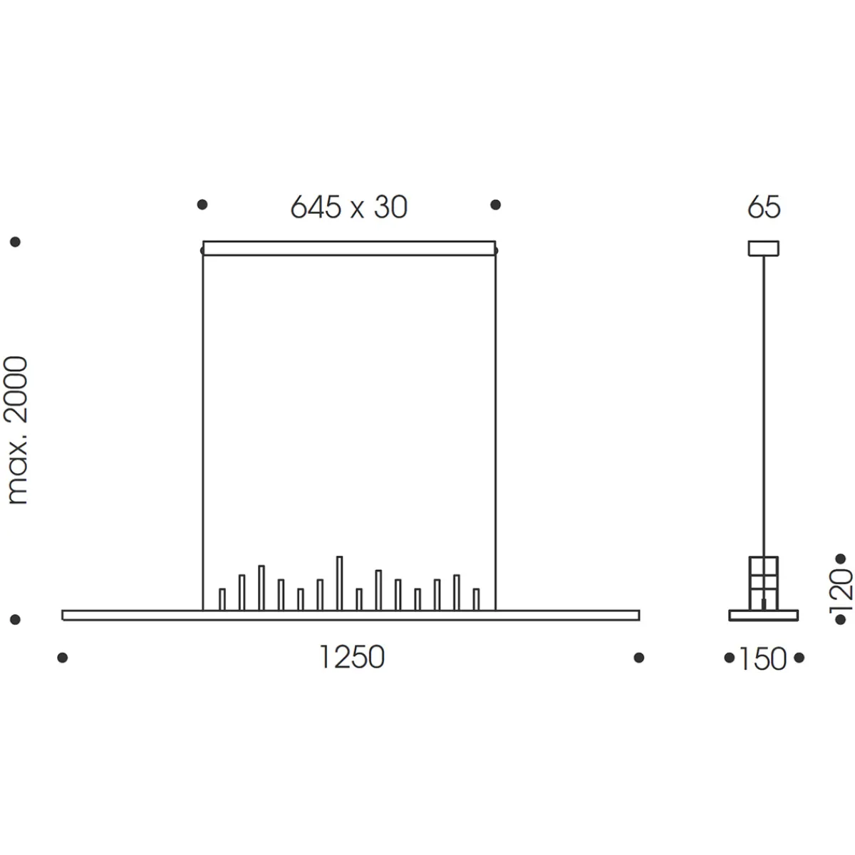 Hot Paläo LED Pendelleuchte, Tunable White Essbereiche|Pendelleuchten