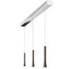 Discount Rio LED Pendelleuchte, 3-flg., unsichtbare Höhenverstellung, Baldachin: Chrom Pendelleuchten|Pendelleuchten