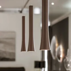 Discount Rio LED Pendelleuchte, 3-flg., unsichtbare Höhenverstellung, Baldachin: Chrom Pendelleuchten|Pendelleuchten