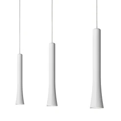 Best Rio LED Pendelleuchte, 3-flg., unsichtbare Höhenverstellung, Baldachin: weiß matt Pendelleuchten|Pendelleuchten