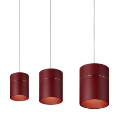 Online Tudor M LED Pendelleuchte, 3-flg., TW, unsichtbare Höhenverstellung, Baldachin: Chrom Pendelleuchten|Essbereiche