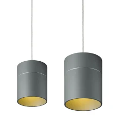 Sale Tudor M LED Pendelleuchte, 2-flg., TW, unsichtbare Höhenverstellung, Baldachin: Alu gebürstet Pendelleuchten|Pendelleuchten