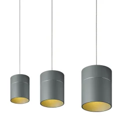 Best Tudor M LED Pendelleuchte, 3-flg., TW, unsichtbare Höhenverstellung, Baldachin: weiß matt Pendelleuchten|Pendelleuchten