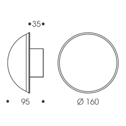 Clearance Volana LED Wandleuchte Wandleuchten|Flur