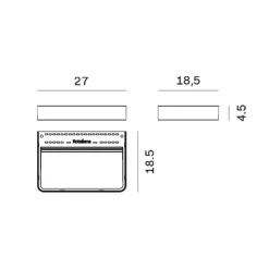 Online Antares W2 LED Wandleuchte, 3000 K Wandleuchten|Objektbeleuchtung