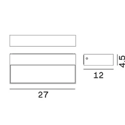 Online Aries W1 LED Wandleuchte Wandleuchten|Flur