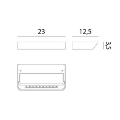 Discount Belvedere W1 LED Wandleuchte, 3000 K Flur|Wandleuchten