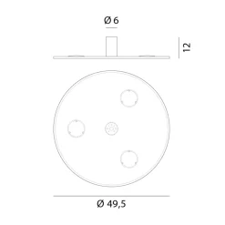 New Collide H3 LED Deckenleuchte, 2700 K Wohnzimmer|Flur