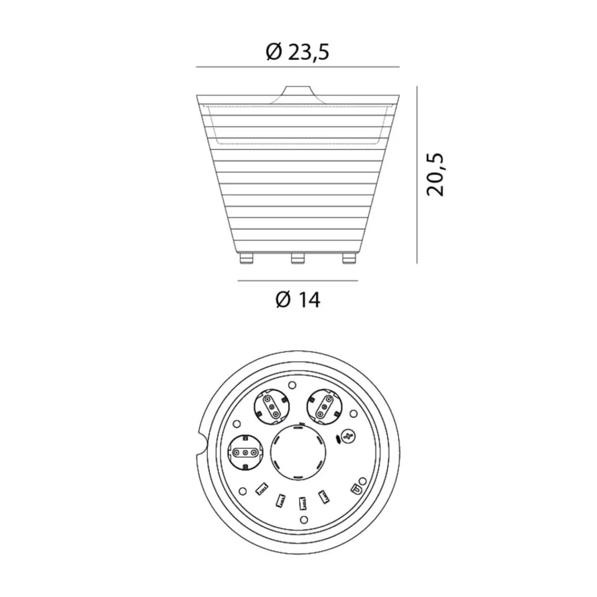 Best MultiPot+ LED Tischleuchte Gadgets & Technik|Tischleuchten