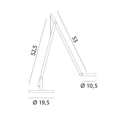 Clearance String T1 Dim-to-Warm LED Tischleuchte Arbeitszimmer|Büros