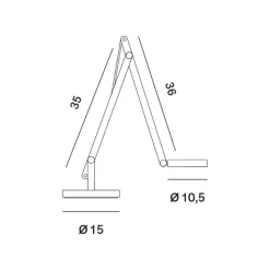 Clearance String T1 Mini Tunable White LED Tischleuchte Tischleuchten|Leseleuchten
