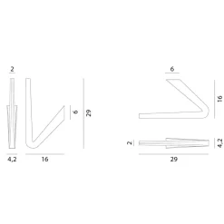 Hot Tick W0 LED Wand- / Deckenleuchte Wandleuchten|Flur