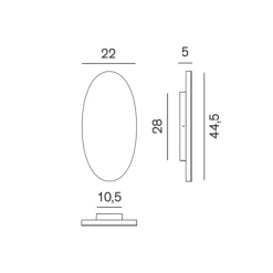Best Totem & Tabu W1 LED Wandleuchte, 3000 K Wandleuchten|Flur
