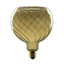 Outlet Cubic Tischleuchte mit LED Floating Globe 150 twisted smokey grau Dekoration|Tischleuchten