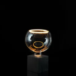 Outlet Cubic Tischleuchte mit LED Floating Globe 150 klar Dekoration|Tischleuchten